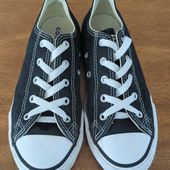 Converse All-Star Chuck Taylor Low sneakers Black Big kids size 2 - Picture 2 of 8